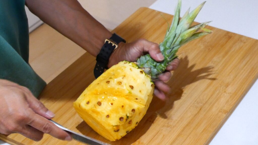 葉を切り落とす