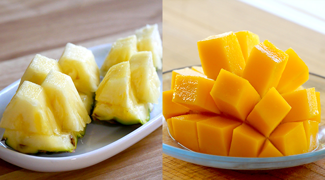 マンゴーとパイナップルの贅沢セット
